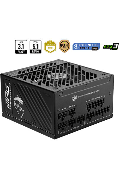 MSI MPG A850GS PCIE5, 850 W Negru