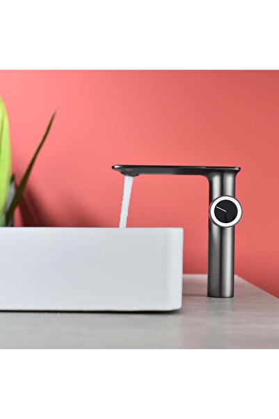 MaseMode Sky XL Yüksek Lavabo Bataryası Gun Metal