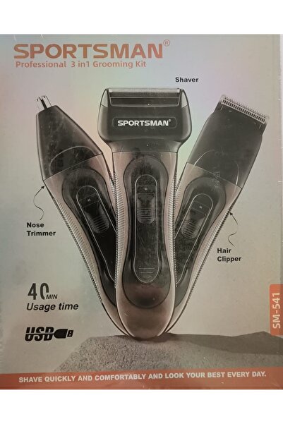 OEM SPORTMAN SM-541 SAÇ-SAKAL-BURUN KILI TIRAŞ MAKİNESİ