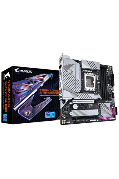 Gigabyte Placă de jocuri B760M AORUS ELITE WIFI6E GEN5 Intel B760 Socket 1700...