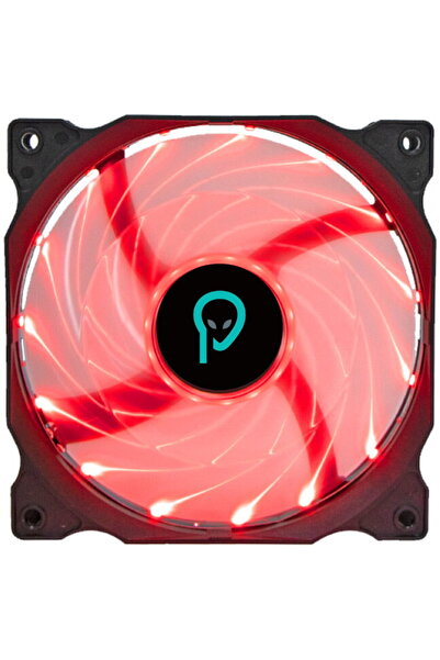 Spacer SPFC-120-4P-RD, LED roșu, 120mm