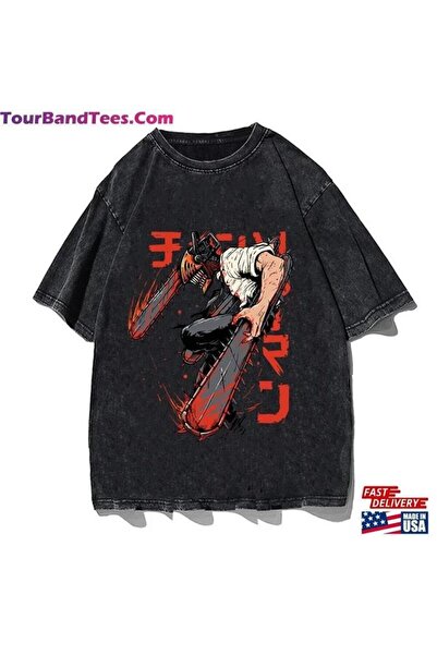 ZEMLİYA Βίντατζ πλυμένο μπλουζάκι oversized