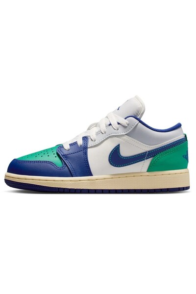 Nike Air Jordan 1 Low(GS) Leather Sneaker Hakiki Deri Günlük Spor Ayakkabı Ma...
