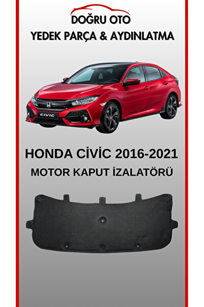 DOĞRU TİCARET AUTO PARTS Honda Civic Motor Kaput Altı Koruma Izalatör Izolatö...