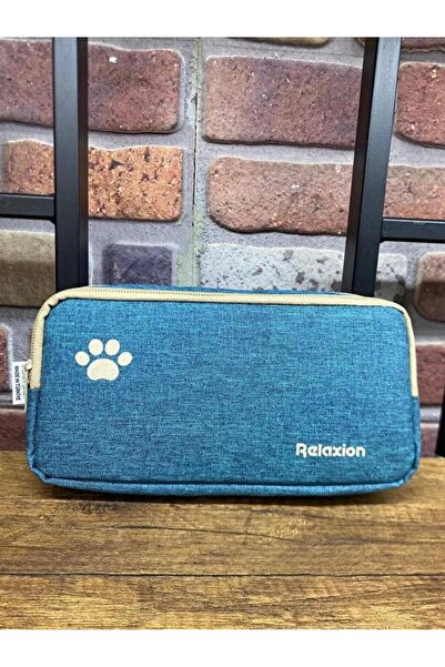 Relaxion Θήκη στυλό με διπλά διαμερίσματα, λεπτομέρεια ποδιού γάτας, 2 θήκες ...