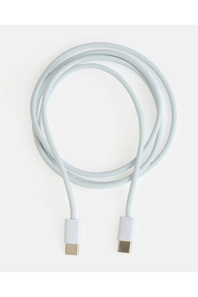 REDTAG White 1m Type-C to Type-C Charging Cable