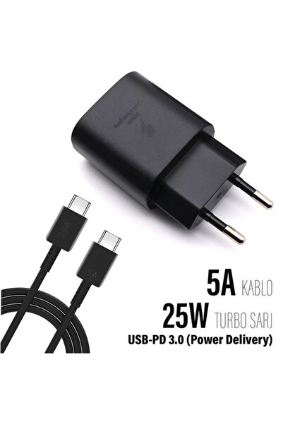 Subzero Type C Şarj Başlık ve Kablo 25W Hızlı SG47 (25W Süper Hızlı Şarj)