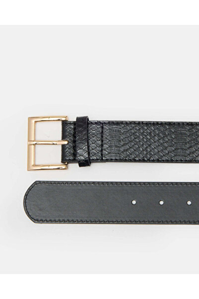 REDTAG Women Black Dress Buckle Belt