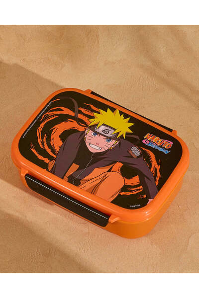REDTAG Orange Naruto Printed Lunch Box with Inner