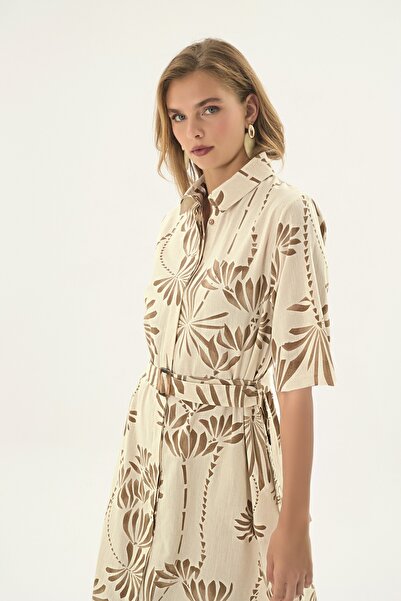 GİZZEY 21504 ΓΥΝΑΙΚΕΙΟ ΜΑΚΡΥ ΦΟΡΕΜΑ ΜΕ ΚΟΥΜΠΙΑ