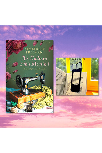 Arkadya Yayınları BİR KADININ SAKLI MEVSİMİ/ KİTAP FİGÜRLÜ KİTAP AYRACI HEDİYE
