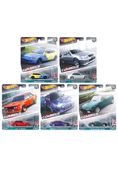 HOT WHEELS Car Culture 2023 Modern Classics Complete Set of 5 Diecast Vehicle...