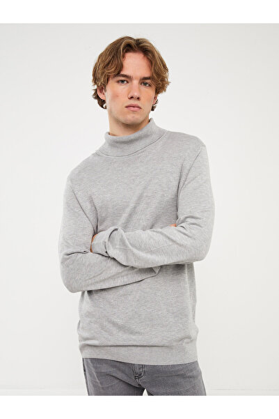 LC Waikiki Turtleneck Long Sleeve Men's Knitwear Sweater