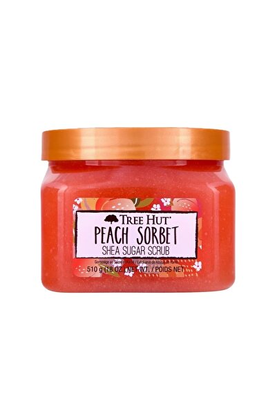 TreeHut Απολεπιστικό Σώματος Σορμπέ Φράουλας με Ζάχαρη και Σέι, 510 γρ.