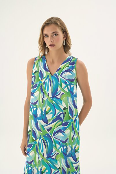 GİZZEY 21527 ΓΥΝΑΙΚΕΙΟ ΦΟΡΕΜΑ ΜΕ ΜΑΚΡΙΑ ΜΑΝΙΚΙΑ