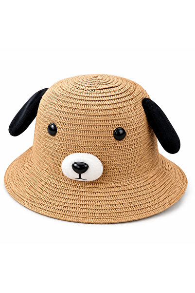 synshop Taba Cute Dog Pochacco Παιδικό Ψάθινο Καπέλο Καλοκαιρινό Αντηλιακό γι...