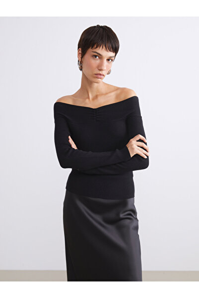 LC Waikiki Slash Neck Women's Knitwear Sweater