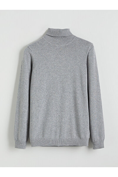 LC Waikiki Fisherman Collar Basic Boys Knitwear Sweater