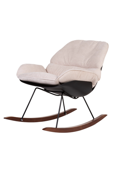 CHILDHOME Κουνιστή Καρέκλα – Μαύρο/Λευκό