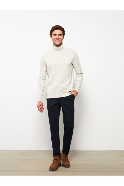 LC Waikiki Turtleneck Long Sleeve Men's Knitwear Sweater