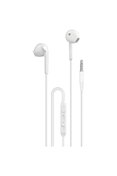 DUDAO Căști in-ear X3+, cu fir, mufă mini jack de 3.5mm - alb