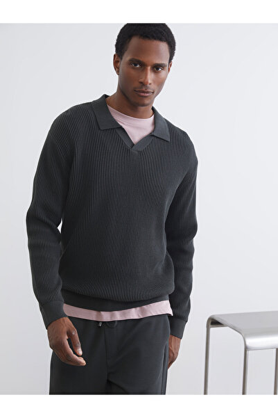 LC Waikiki Polo Neck Men's Knitwear Sweater