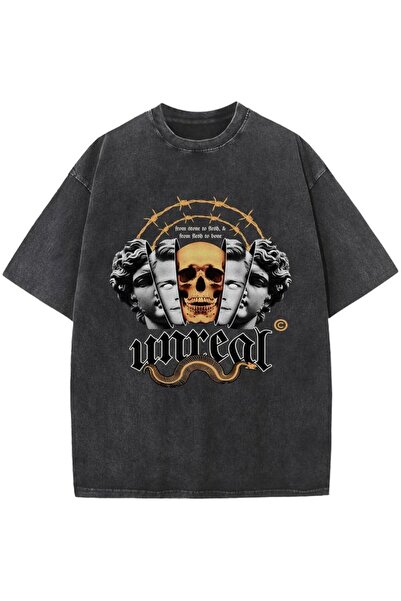 ZEMLİYA Vintage Washed Oversize T-Shirt