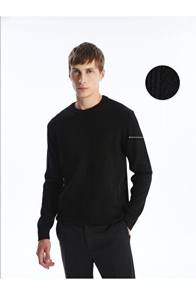 LC Waikiki Crew Neck Long Sleeve Men's Tricot Sweater