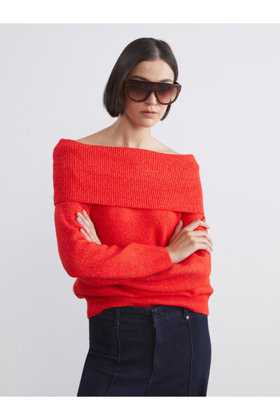 LC Waikiki Slash Neck Women's Knitwear Sweater