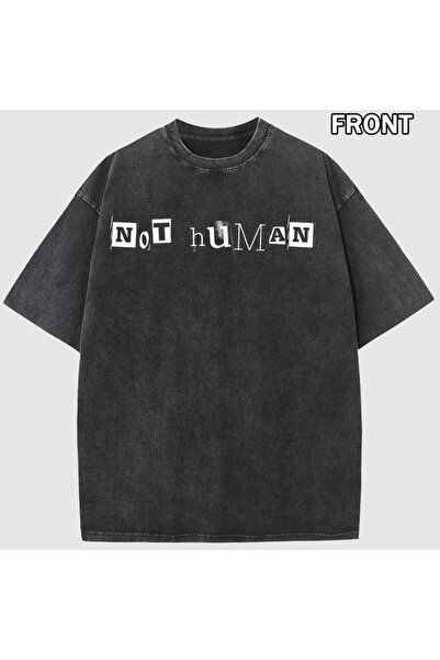PENTHİLUS Tricou oversize spălat cu aspect vintage