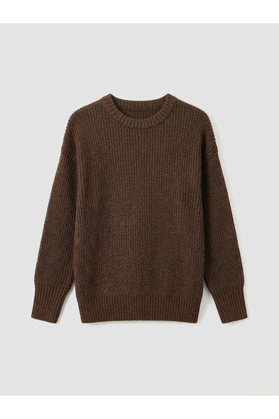 LC Waikiki Pulover tricotat pentru fete cu guler rotund