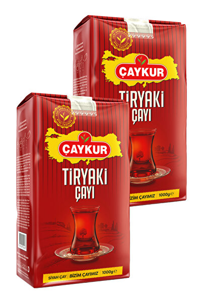 Çaykur شاي تيرياكي سائل 1000 جرام. العبوة المزدوجة