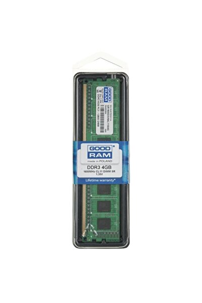 Goodram GR1600D3V64L11S/4G (DDR3 DIMM; 1 x 4 GB; 1600 MHz; 11)
