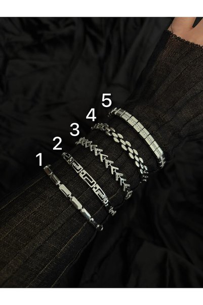 olvera shine Cm Jewellery-Silver Baget Bracelet-Stainless Steel/17+2 cm