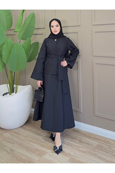 ALLİNOFFİCİAL Lavin Belted Suit Black