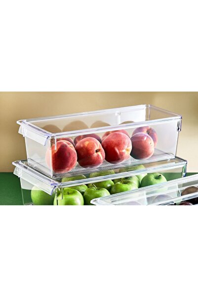 EMHOUSE Tall Clear Organizer - Kapaklı Midi (616)