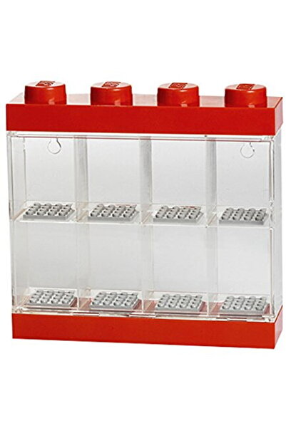 Room Copenhagen Vitrină de expunere pentru minifigurine LEGO 8 roșu - RC40650001