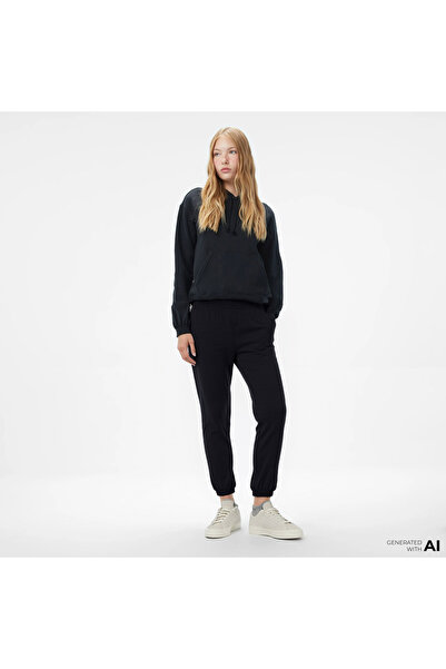 Lacoste Kadın Straight Fit Lacivert Eşofman Altı
