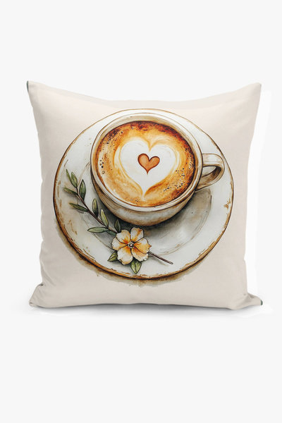 Filamente Κάλυμμα μαξιλαριού διπλής όψης με ψηφιακή εκτύπωση - Ώρα Τσαγιού/Κα...