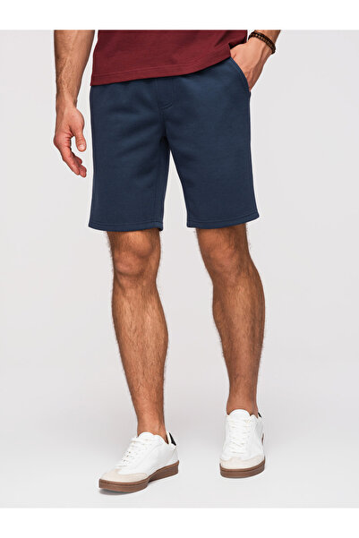 OMBRE Bărbați Pantaloni Scurți Casual OM-SRSK-0124 Bleumarin