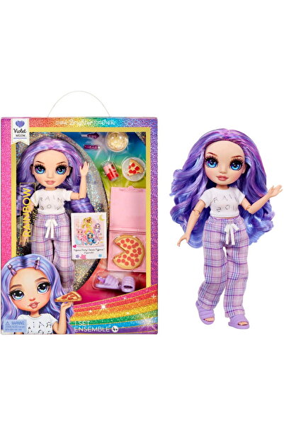 MGA Entertainment Rainbow High Junior High PJ Party - Violet (Purple), Doll