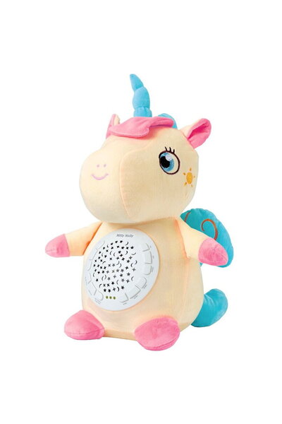 Milly Mally plush unicorn with projector