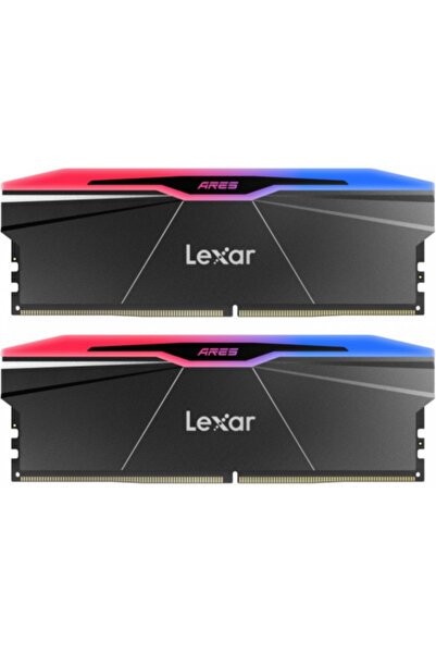 Lexar Κιτ ARES RGB Intel XMP 3.0/AMD EXPO 32GB DDR5-6000 MHz CL30 Διπλού Κανα...