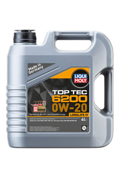 Liqui Moly 0W20 Motor Yağı Top Tec 6200 4 Litre (20788)