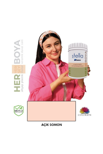 Bianca Stella Serisi Yeni Nesil Yüzey Dönüşüm Boyası - Açık Somon
