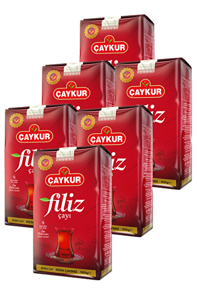 Çaykur شاي براعم النباتات 500 جرام. عبوة من ستة قطع