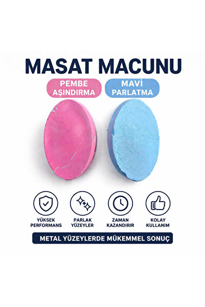 AiryFooT Deri Masat İçin Zımpara Macunu, Aşındırma Parlatma Macun Set 80 Gr