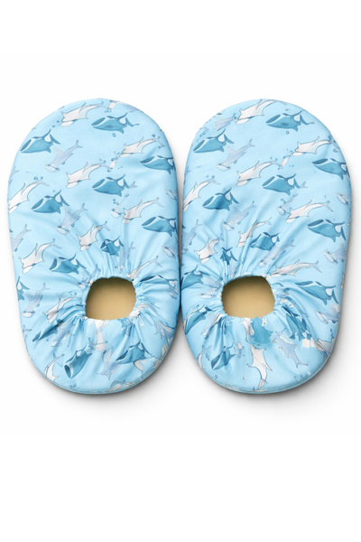 GİYİCEM TEKSTİL Παιδικά παπούτσια παραλίας με σχέδια, εύκαμπτα μποτάκια πισίν...