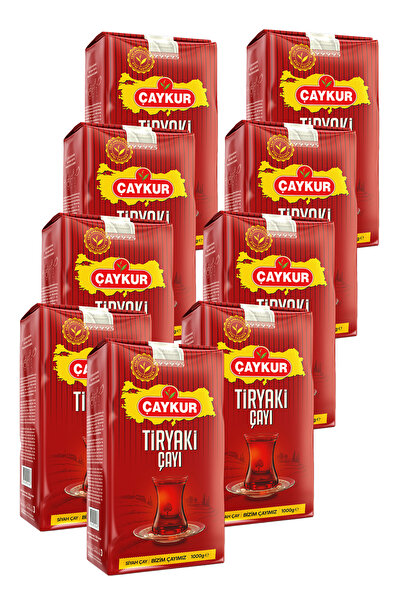 Çaykur شاي تيرياكي سائل 1000 جرام. عبوة من تسع قطع