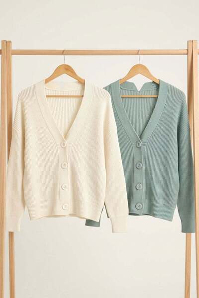 COTENCONCEPT 2-Button Women's Cardigan